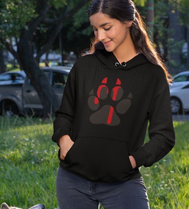 Damska bluza z kapturem DO KOŃCA WIERNI 2